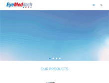 Tablet Screenshot of eyemeditech.com